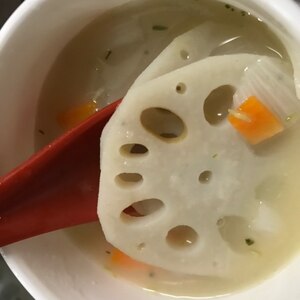 蓮根スープ